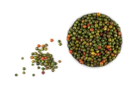 Fresh peppercorns Stock Photos