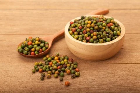 Fresh peppercorns Stock Photos