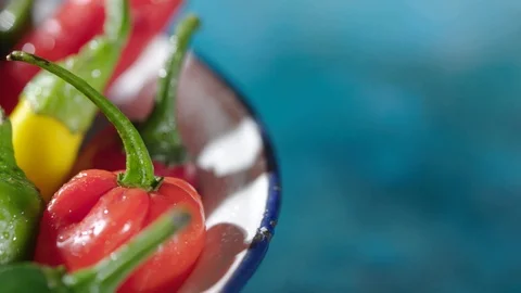 Fresh Peppers 스톡 동영상 102177703