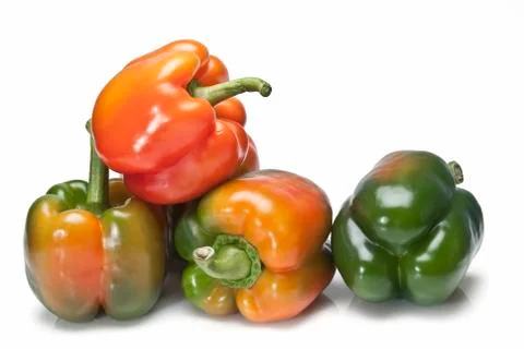 Fresh peppers. Stock Photos
