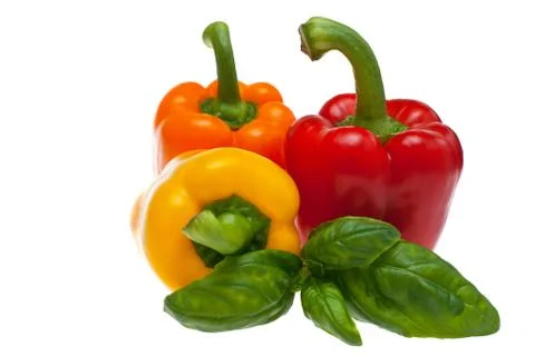 Fresh peppers. Stock Photos