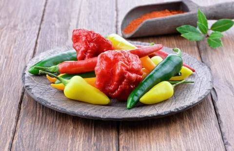 Fresh peppers Stock Photos