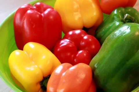Fresh peppers Stock Photos