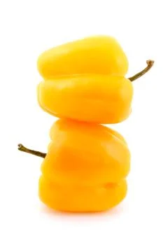 Fresh peppers vegetable Stock Photos