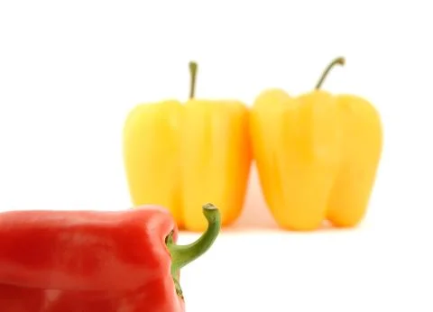 Fresh peppers vegetable Stock Photos
