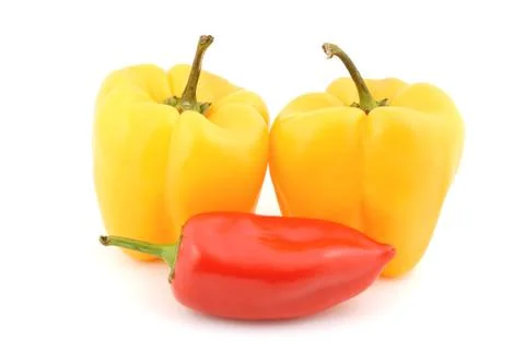 Fresh peppers vegetable Stock Photos