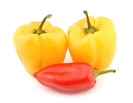 Fresh peppers vegetable Stock Photos