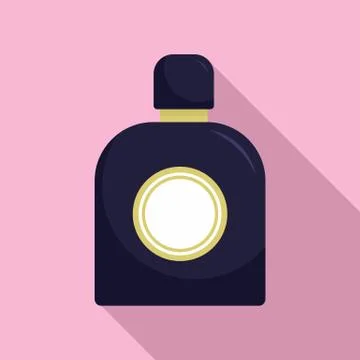 Fresh perfume icon, flat style Illustration