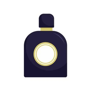 Fresh perfume icon, flat style Illustration