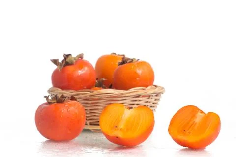Fresh Persimmon fruit 스톡 사진