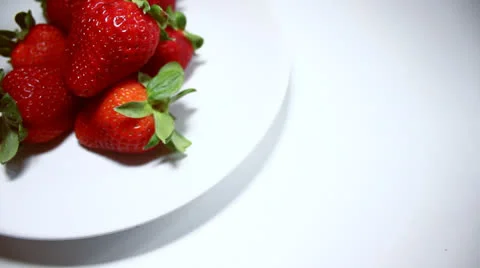 Fresh Picked Strawberries 2 Stock Footage 22951746