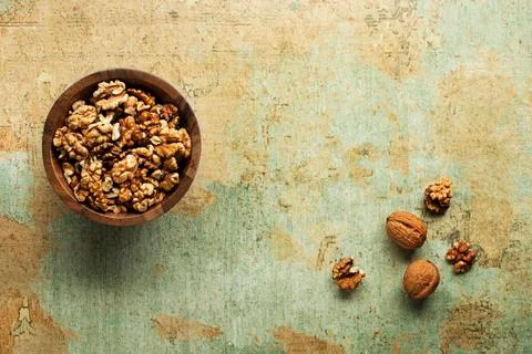 Fresh picked Walnuts Stock Photos