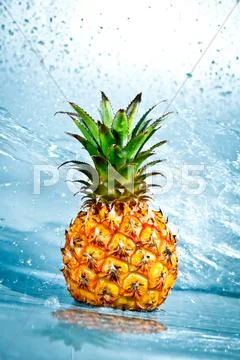 Fresh pineapple Stock Photos