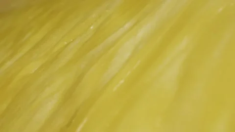 Fresh pineapple texture close-up macro. Exotic tropical fruit with vitamins Stock Footage 267158028