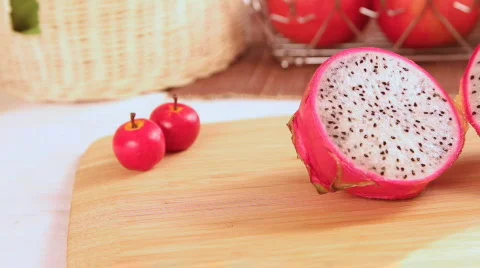 Fresh pitaya Stock Footage 710287