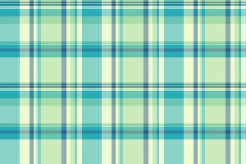 Fresh plaid pattern in calming blue and green. Great for backgrounds, textile Stock Illustration