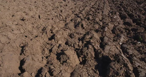 Fresh plough field Video stock 144418707