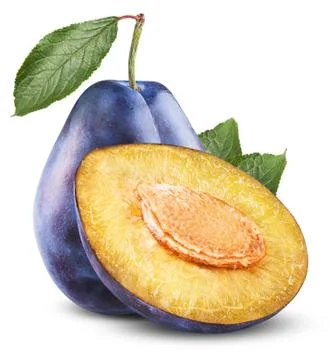 Fresh plum Foto stock