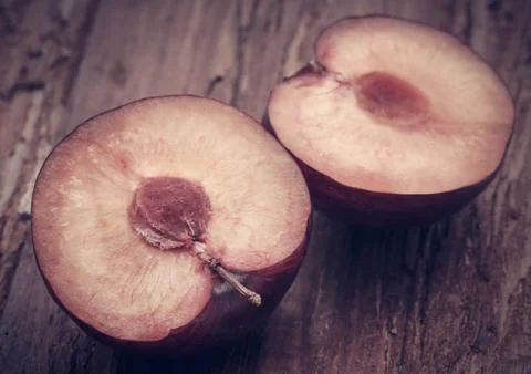 Fresh plum Stock Photos