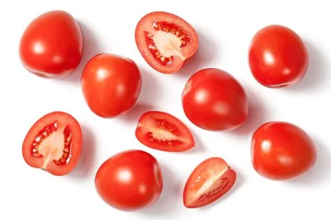 Fresh Plum Tomatoes Stock Photos