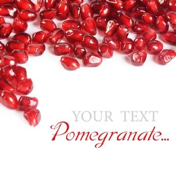 The fresh pomegranate as a background Illustrazione stock