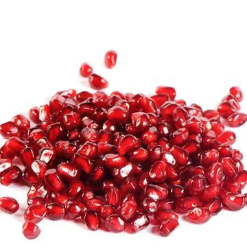 The fresh pomegranate as a background Stock Photos