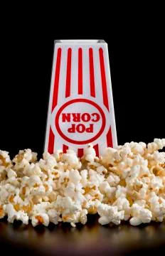 Fresh Popcorn Time. Foto stock