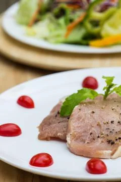 Fresh pork. Stock Photos