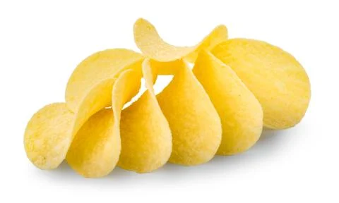 Fresh potato chips Stock Photos