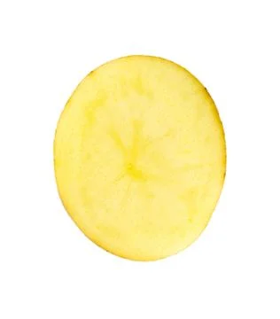 Fresh potato slice Stock Photos