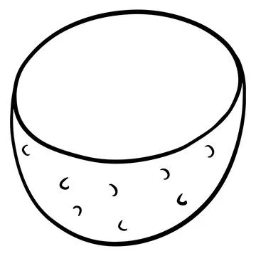 Fresh potatoes. Half a potato. Vegetable ingredient for the kitchen. Stock Illustration