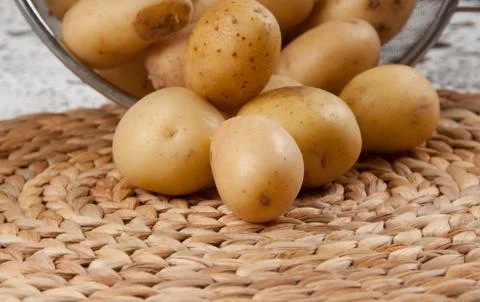 Fresh potatoes Stock Photos
