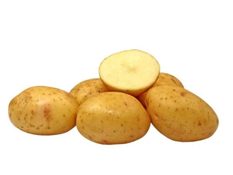 Fresh potatoes. Stock Photos