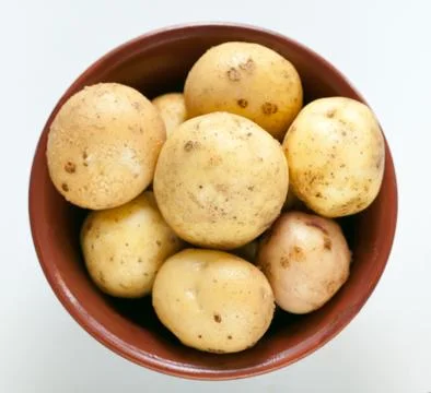 Fresh potatoes Stock Photos