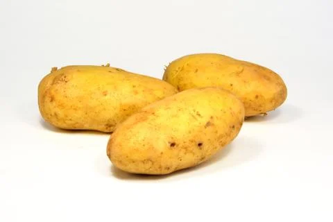 Fresh potatoes Stock Photos