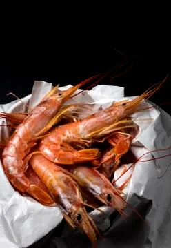 Fresh prawn Stock Photos