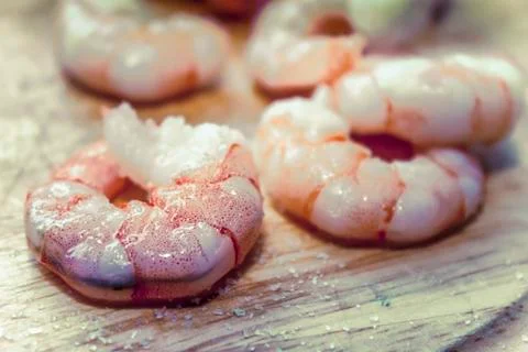 Fresh prawns Stock Photos