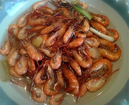 Fresh prawns Stock Photos