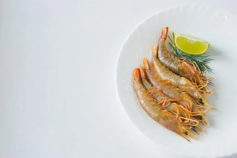 Fresh prawns Stock Photos