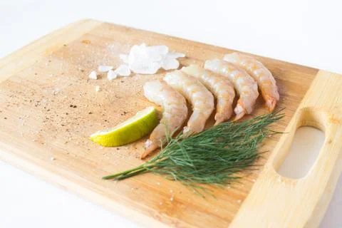 Fresh prawns Stock Photos