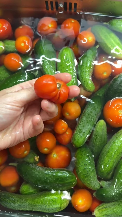 Fresh Produce Selection Stock Footage 313867496
