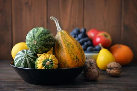 Fresh pumpkins Stock Photos