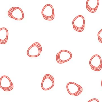 Fresh radish slice vector seamless pattern 스톡 일러스트