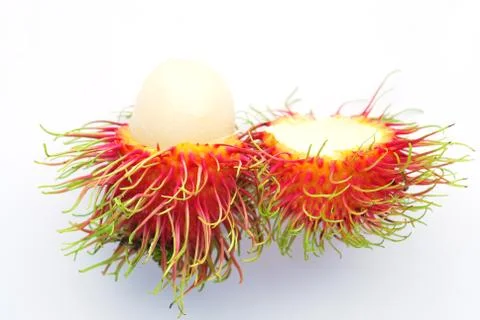 Fresh rambutan Stock Photos