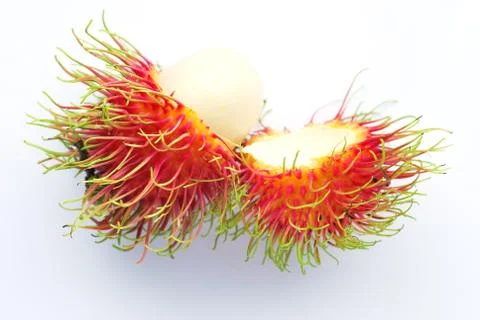Fresh rambutan Stock Photos