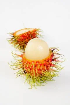 Fresh rambutan Stock Photos