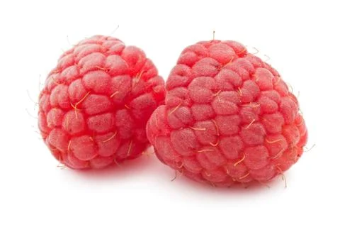 Fresh raspberries Stock Photos