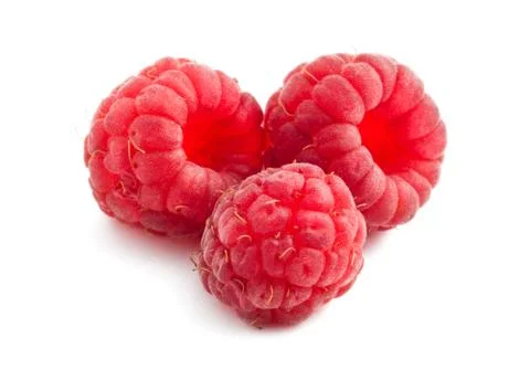 Fresh raspberries Stock Photos