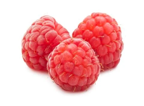 Fresh raspberries Stock Photos
