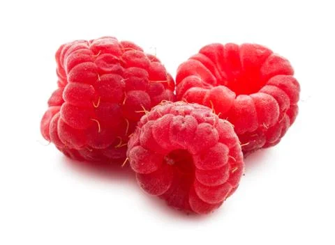 Fresh raspberries Stock Photos
